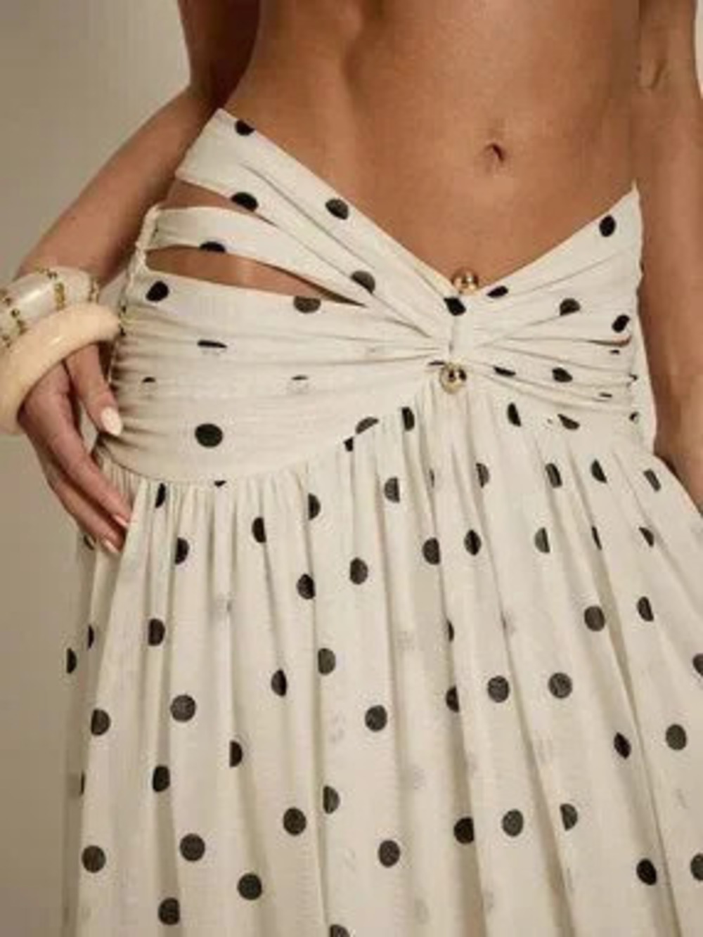 ZARA Polka Dot Women's Sexy Flowy Skirt
